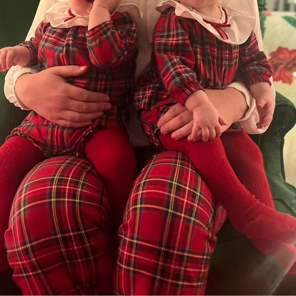 TWO Janie and Jack Christmas/ Holiday Set Outfits, Great for Twins! - Picture 3 of 4